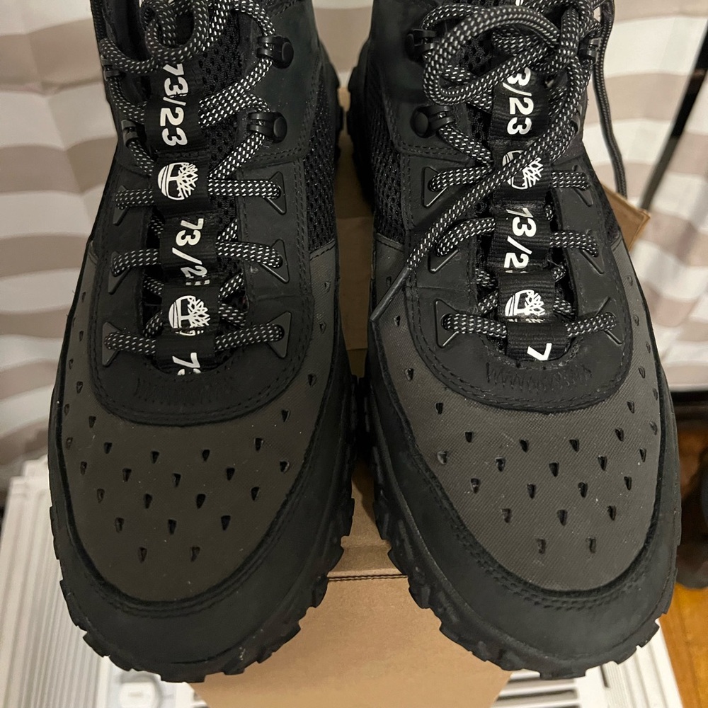 MEN’S TIMBERLAND GS MOTION 6 LEATHER SUPER OX - A5VAC/JET BLACK - MEN´S